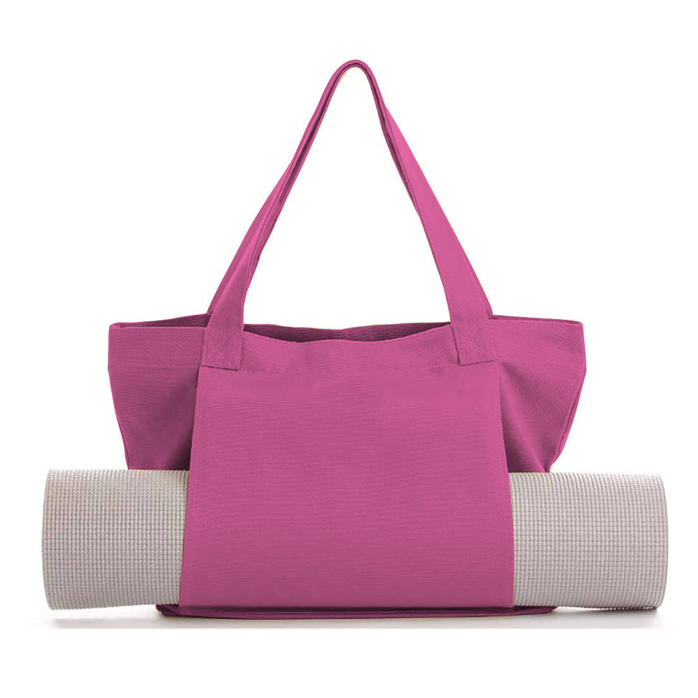 Womens Yoga Canvas Organizer Large Capacity Can Be Carried On The Shoulder Or Held In Hand