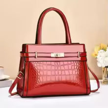 Hot Sale Of The Season New Stylish Crocodile Pattern Large Capacity Mom Bag Street Trend PU Leather Commuter Handbag Shoulder